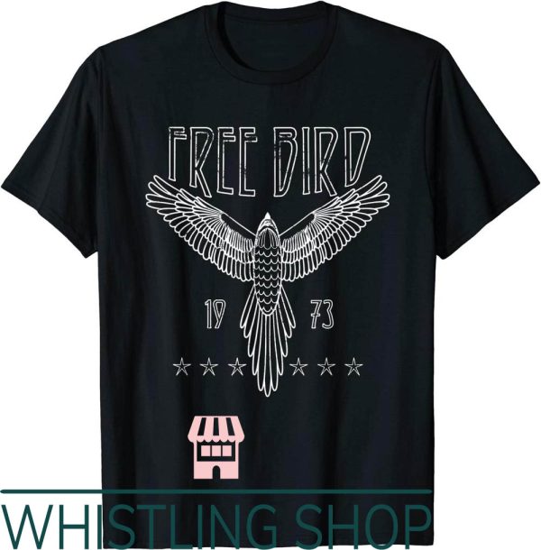 Free Bird T-Shirt Western Country Thunderbird Aztec