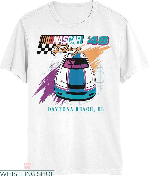 Funny Nascar T-Shirt Daytona Beach Funny Motor Racer