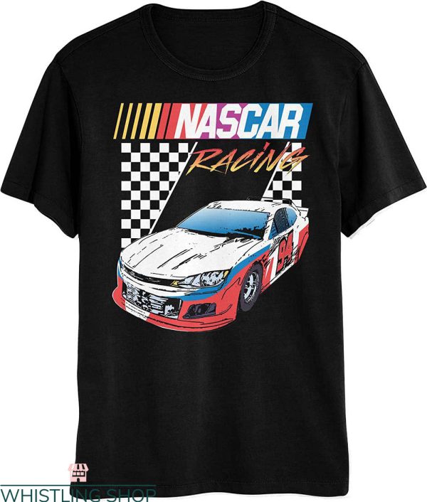 Funny Nascar T-Shirt Red-White 94 Car Funny Motor Racer