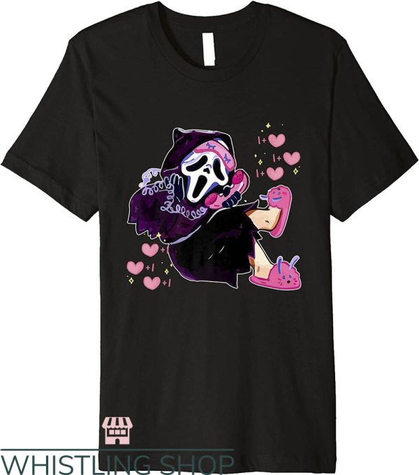 G Is For Ghostface T-Shirt Ghost Scream Calling Funny Face