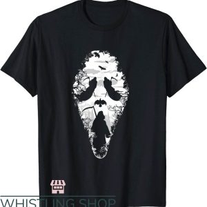 G Is For Ghostface T-Shirt Grim Reaper Face Horror Trending