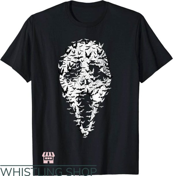 G Is For Ghostface T-Shirt Screaming Bat Ghost Face Horror