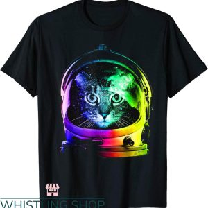 Galaxy Cat T-shirt Astronaut Cat T-shirt