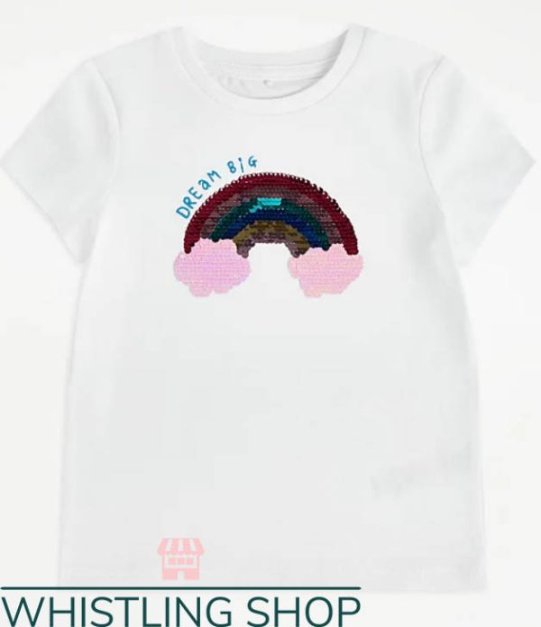George Brand T-Shirt Rainbow Sequin
