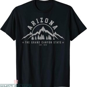 Grand Canyon T-Shirt Arizona State Est.1912 Mountains Nature