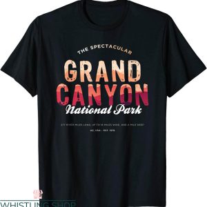 Grand Canyon T-Shirt Arizona US National Park Travel Hiking