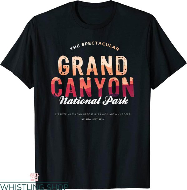 Grand Canyon T-Shirt Arizona US National Park Travel Hiking