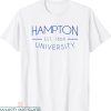Hampton University T-Shirt HU Pirates Simple Vintage