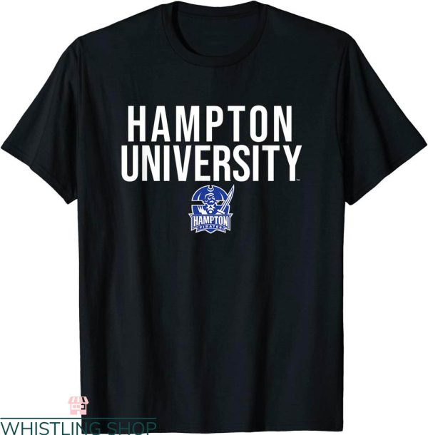 Hampton University T-Shirt HU Pirates Stacked Vintage