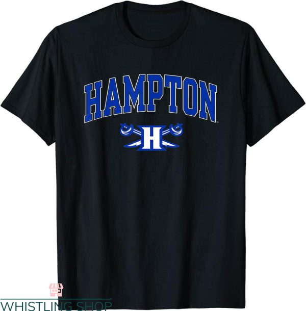 Hampton University T-Shirt Hampton Pirates Arch Over