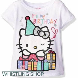 Hello Kitty Birthday T Shirt Little Girls