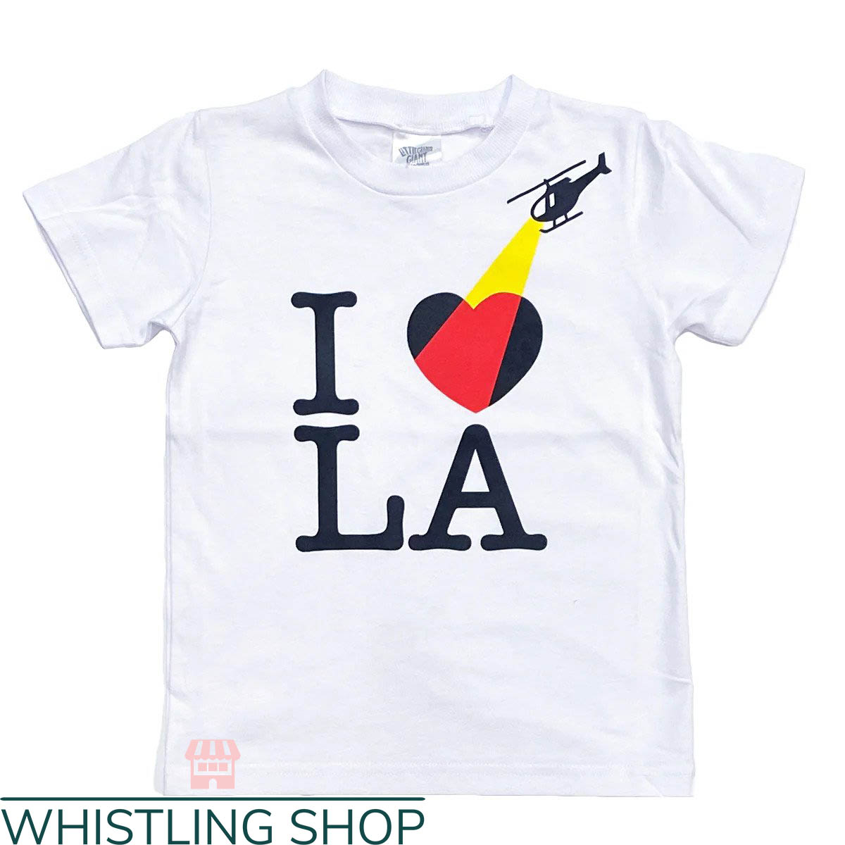 I Love LA T-shirt I Love LA Helicopter T-shirt
