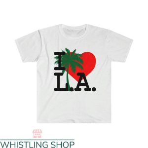 I Love LA T-shirt I Love LA With Palms T-shirt