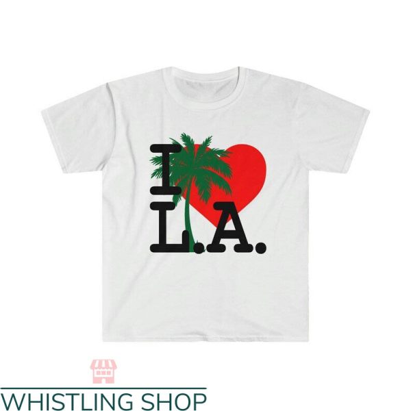 I Love LA T-shirt I Love LA With Palms T-shirt