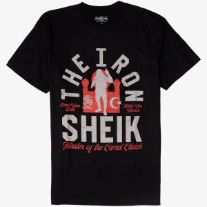 Iron Sheik T-shirt Retro Wrestler Master Of The Camel Clutch