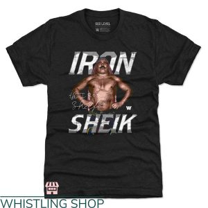 Iron Sheik T-shirt Wrestler WWE Legend Funny Make You Humble
