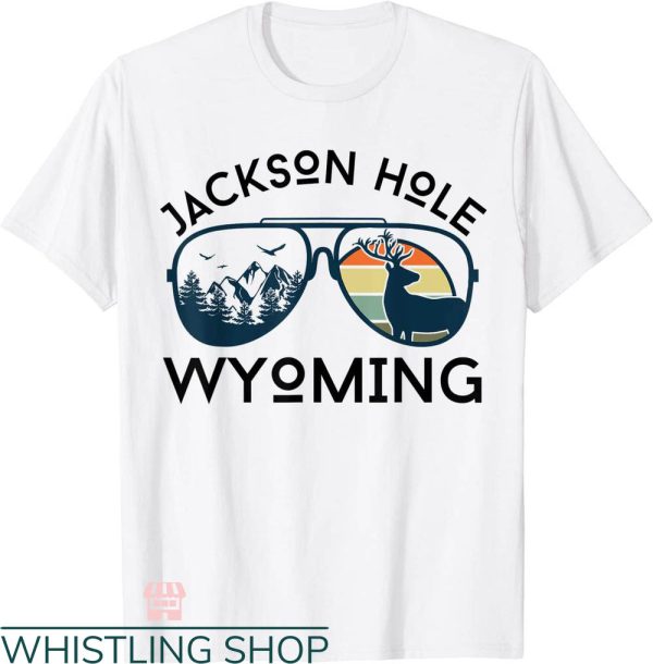Jackson Hole T-shirt Jackson Hole Mountains Outdoors Vintage