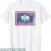 Jackson Hole T-shirt State Of Jackson Hole WY Flag Bison