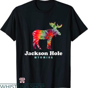 Jackson Hole T-shirt Wyoming Grand Tetons Tie Dye Shirt