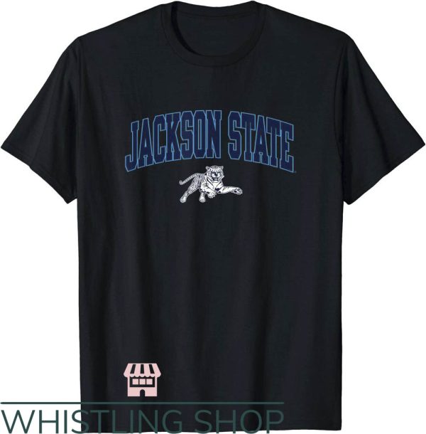 Jackson State T-Shirt Tigers Arch Over Logo Trending