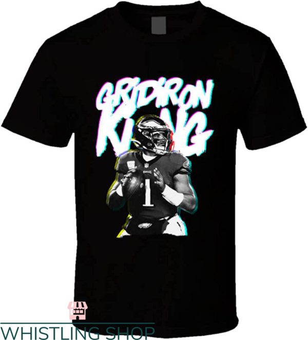 Jalen Hurts T-shirt Jalen Hurts Gridiron King T-shirt
