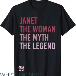 Janet Jackson Pleasure Principle T-Shirt Myth Legend Music