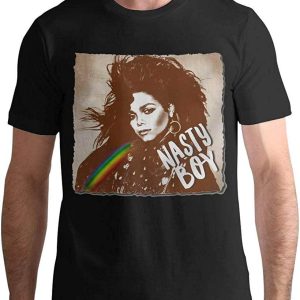 Janet Jackson Pleasure Principle T-Shirt Personality Music