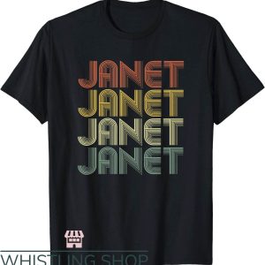 Janet Jackson Pleasure Principle T-Shirt Retro Music