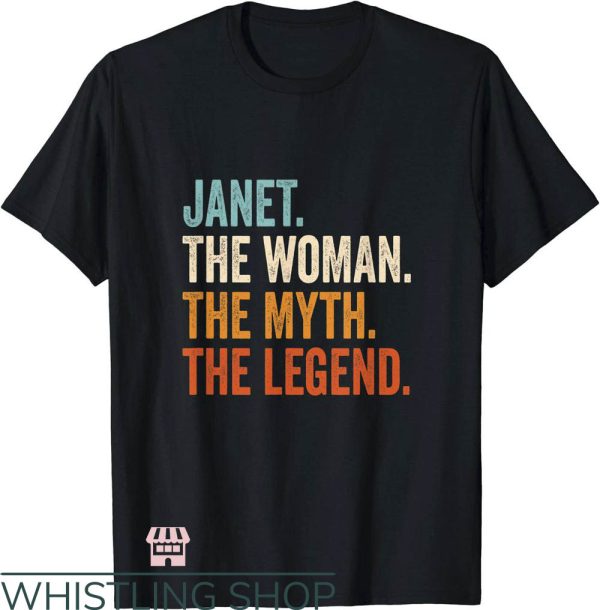Janet Jackson Pleasure Principle T-Shirt The Woman The Myth