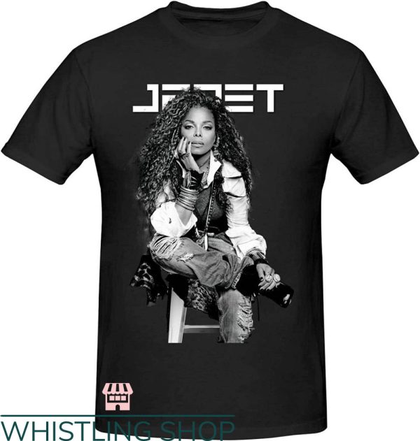 Janet Jackson Pleasure Principle T-Shirt Unbreakable Music