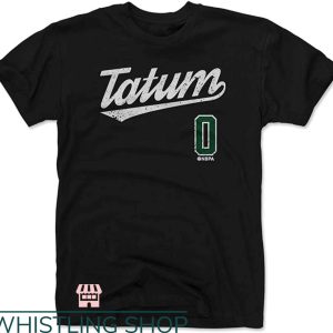 Jayson Tatum T-Shirt His Name Font T-Shirt NBA