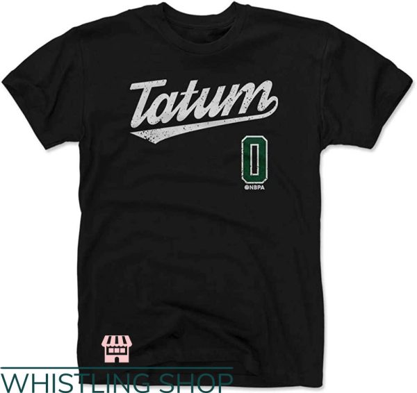 Jayson Tatum T-Shirt His Name Font T-Shirt NBA