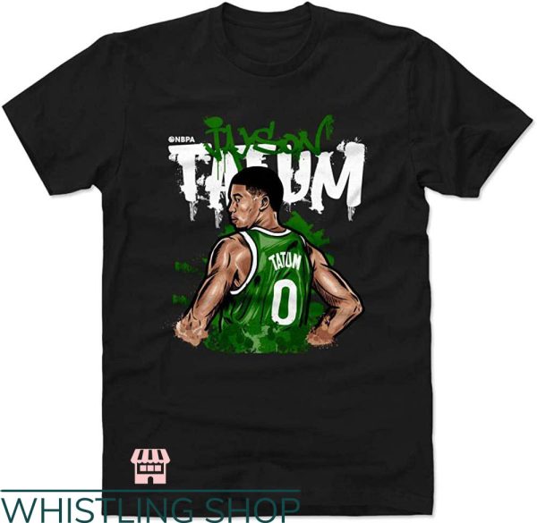 Jayson Tatum T-Shirt Jayson Tatum No.0 Posing T-Shirt NBA