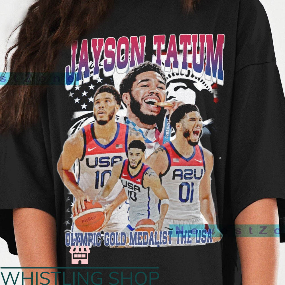 Jayson Tatum T-Shirt Slam Dunk Bootleg Classic Retro 90s NBA