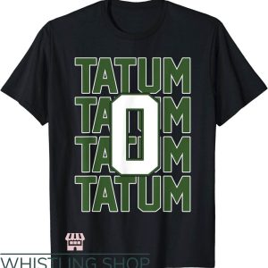 Jayson Tatum T-Shirt Who Wears Number 0 T-Shirt NBA