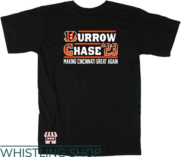 Joe Burrow T-Shirt Better Jamarr Chase 23 T-Shirt NFL