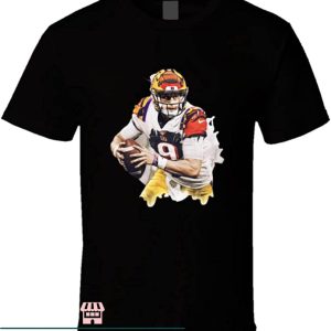 Joe Burrow T-Shirt Cincinnati LSU Football T-Shirt NFL