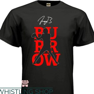Joe Burrow T-Shirt Joe Burrow Cincinnati Signature NFL