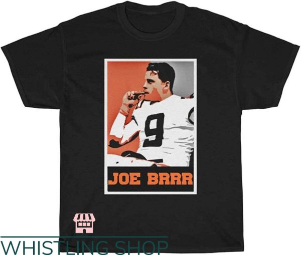 Joe Burrow T-Shirt Professional Player No.9 T-Shirt NFL