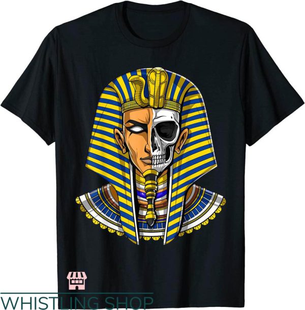 King Tut T-shirt King Tut Pharaoh Skull T-shirt