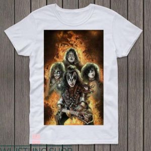 Kiss Destroyer T Shirt Kiss Made For Loving You Music Band