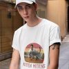 Kitten Mittens T-shirt Always Sunny Cat Wearing Sock Vintage