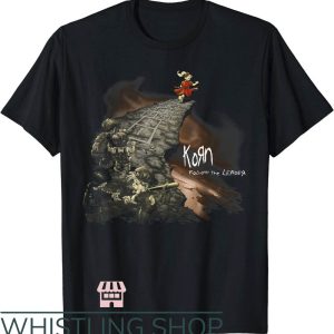 Korn Follow The Leader T-Shirt Korn Follow Cliff Art Shirt