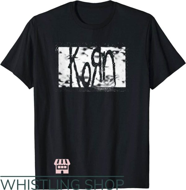 Korn Follow The Leader T-Shirt Korn Gritty Logo Art Shirt
