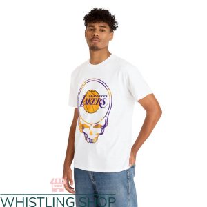 Laker Shooting T-Shirt Grateful Dead Los Angeles Lakers NBA