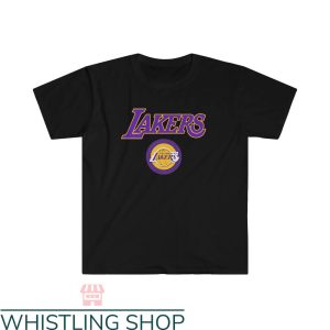 Laker Shooting T-Shirt Lakers Basketball Soft Style Shirt