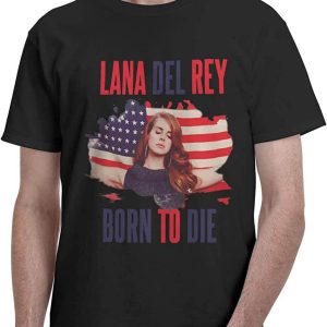 Lana Del Rey T-Shirt American Flag Born To Die T-Shirt