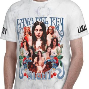 Lana Del Rey T-Shirt Lana Del Rey Night T-Shirt