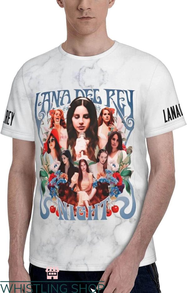 Lana Del Rey T-Shirt Lana Del Rey Night T-Shirt