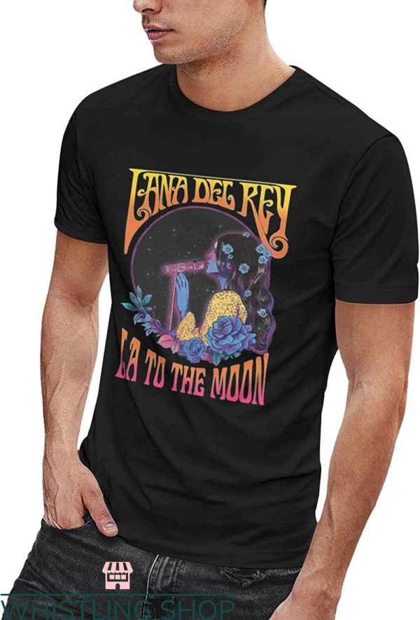 Lana Del Rey T-Shirt Lana Del Rey To The Moon T-Shirt